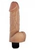 Wibrator jak prawdziwy penis z jądrami 20 cm